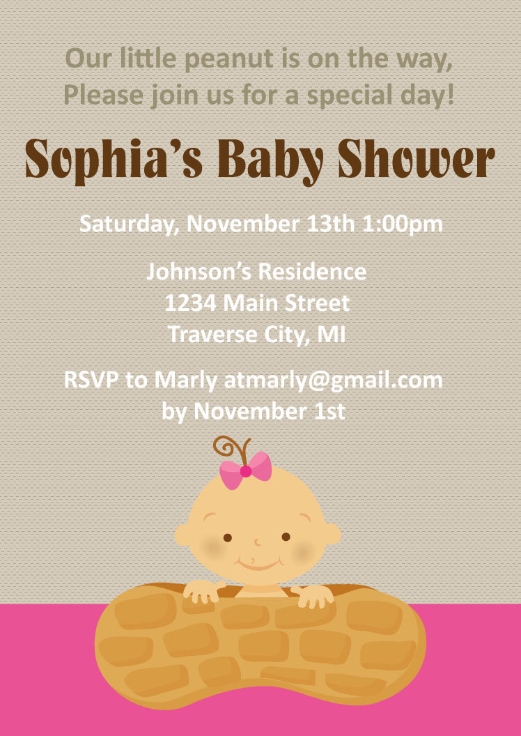 ... Baby Shower Invitations - Digital File DIY Printable Girl Twins Shower